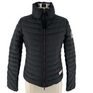 Odd Molly Black Downfall Quilted Winter Puffer Jacket Two Way Zip 851 Small